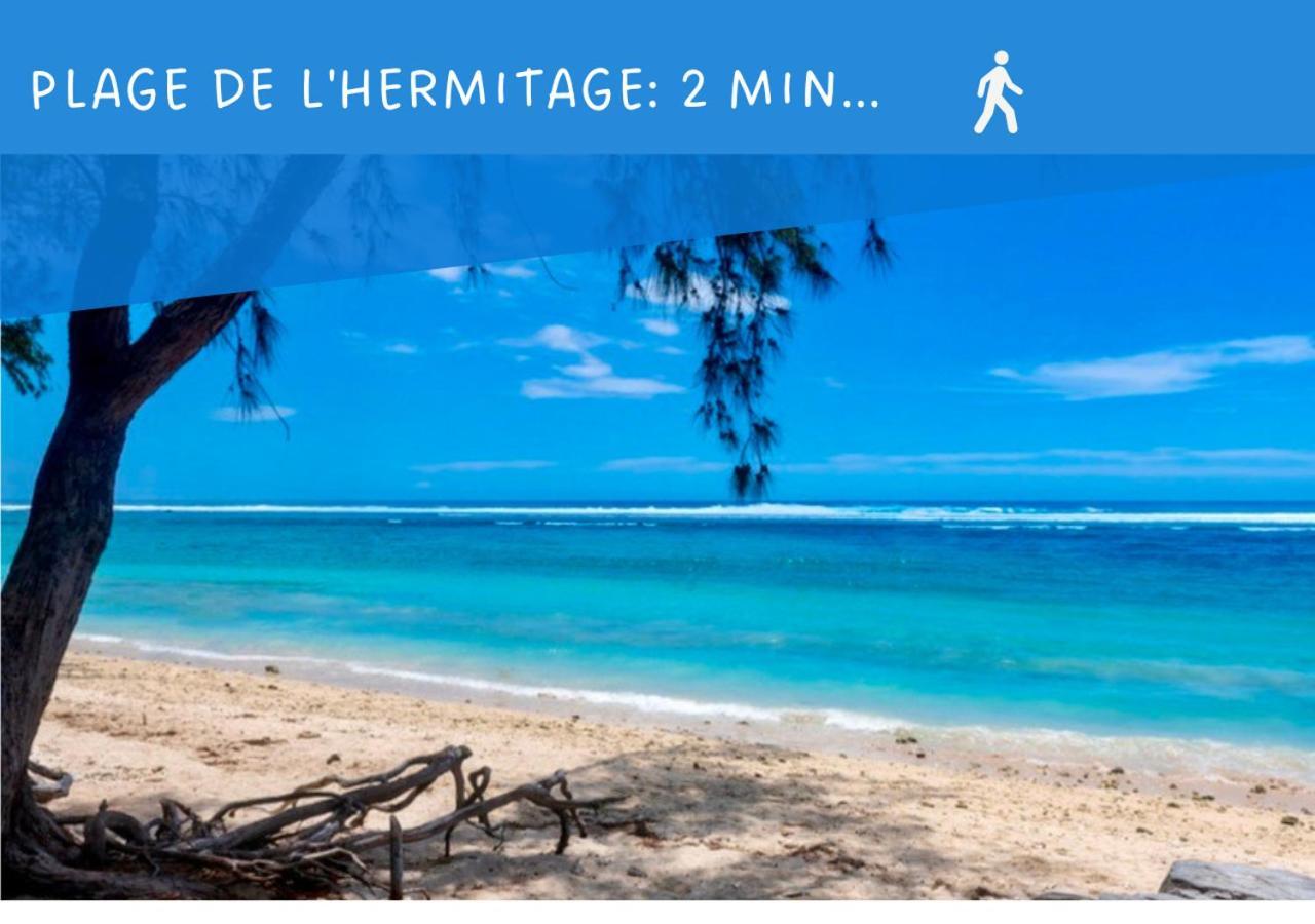 L'Hermitage - Appartement T3 En Bord De Plage Filaos ภายนอก รูปภาพ